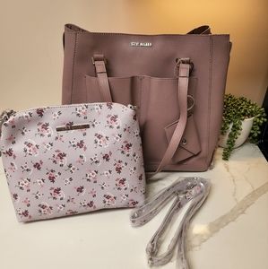 Steve madden large mauve purse